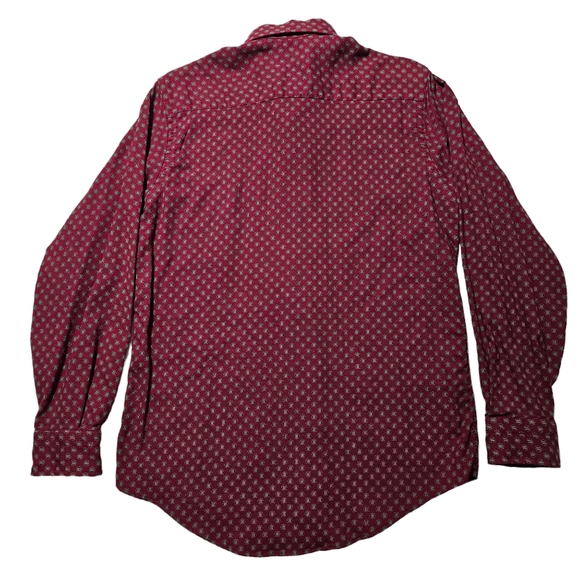 VTG Saks Fifth Avenue Viyella Mens Size Medium WOOL BLEND Plaid Flannel Button - Picture 2 of 7